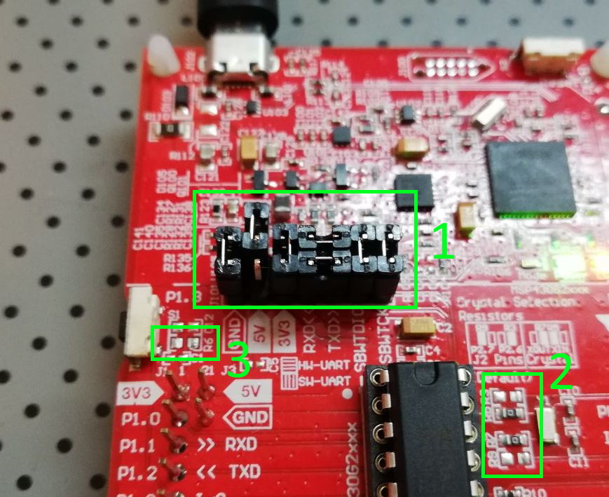 alt: "Launchpad jumper positions and hardware changes", w:40