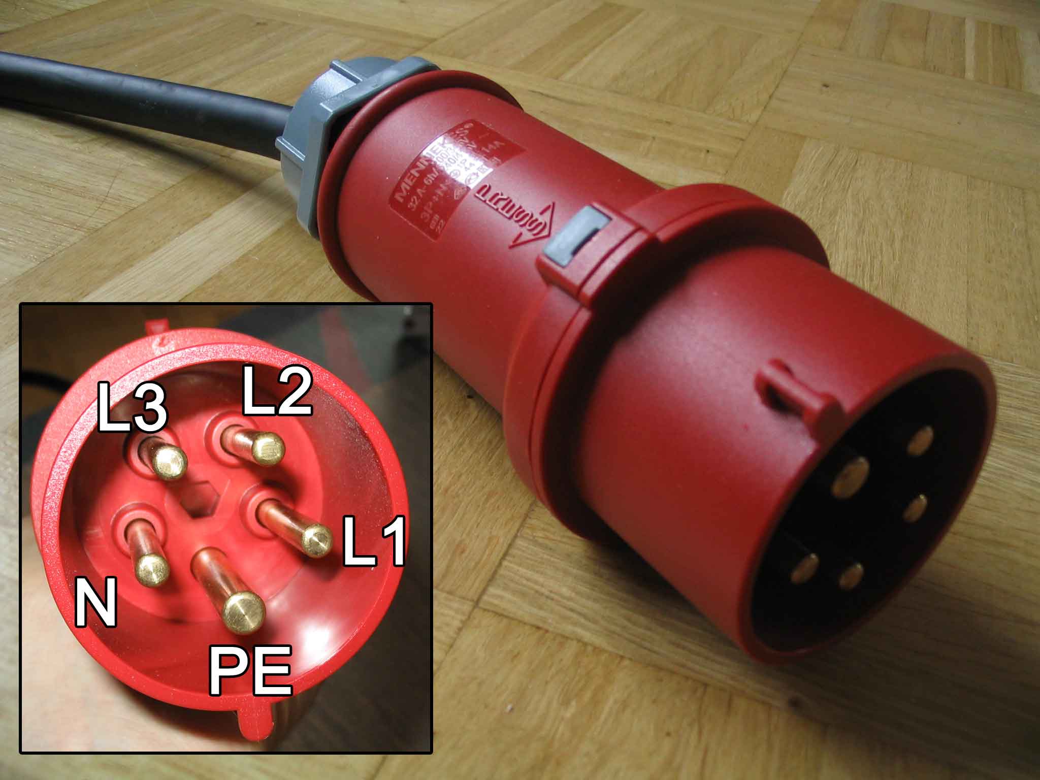 alt: "400 V Stecker", src: "Wikipedia Commons", w:33